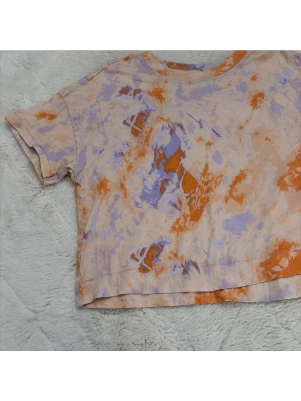 Old Navy Girls XL Tie Dye Short Sleeve Cropped Tee